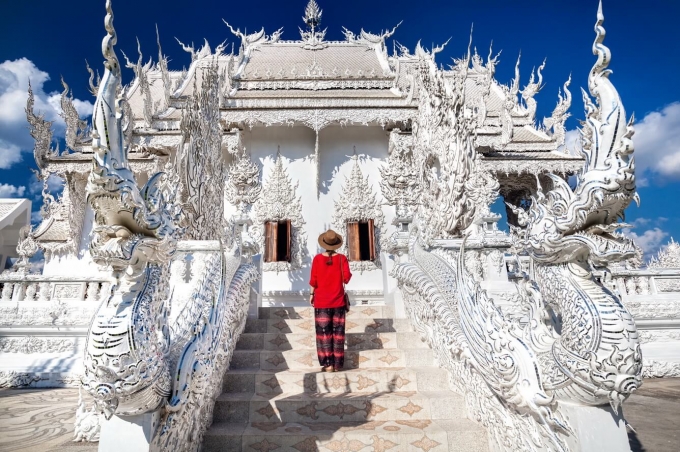 Công trình tiêu biểu mà hầu như tour du lịch Chiang Rai nào cũng có