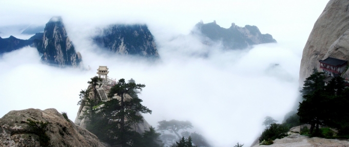 Năm 1990, Hoa Sơn được UNESCO công nhận là di sản thiên nhiên thế giới. Ảnh: Brightside