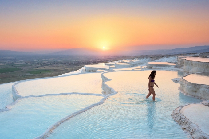Cho đến những năm 1980, hồ Pamukkale - Thổ Nhĩ Kỳ là điểm đến phổ biến với du khách trong nước