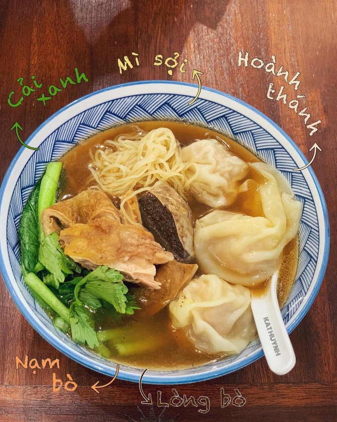 Mì lòng bò nổi tiếng, thơm ngon ở Laikee (Ảnh: @_kat0608)