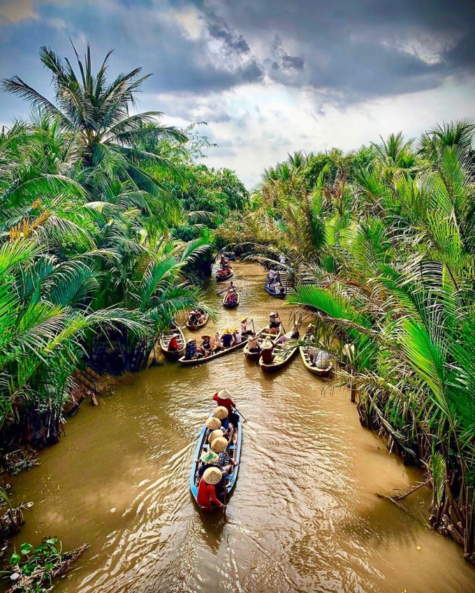 Đồng bằng sông Cửu Long vừa được ghi nhận là một trong 10 vùng đất trù phú, màu mỡ, theo Tạp chí Rough Guides (Ảnh: @vietnam.tm)