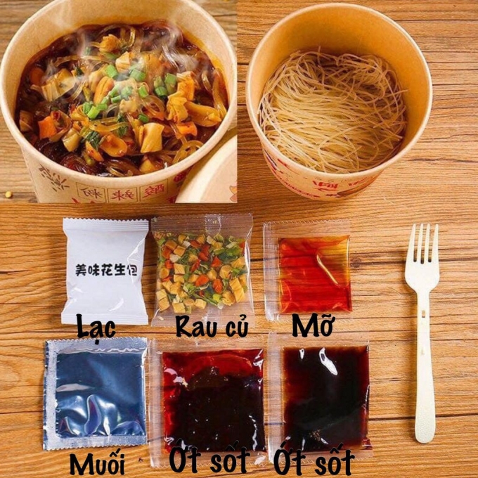 Đồ hộp cay ở Trùng Khánh. Ảnh: Internet