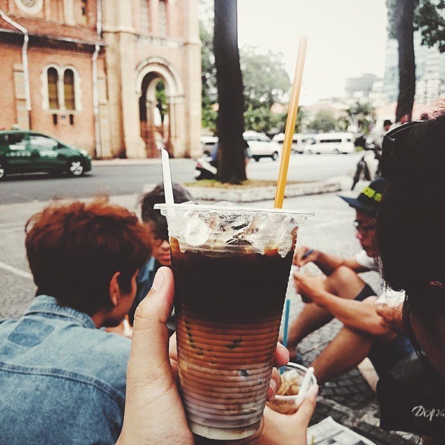 Cà phê đập chất Sài Gòn. Ảnh: Internet