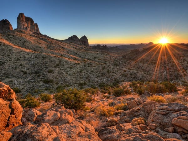 Khu bảo tồn quốc gia Mojave ở California. Ảnh: Sierralara/Shutterstock