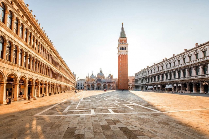 Quảng trường Piazza San Marco. Nguồn: Internet