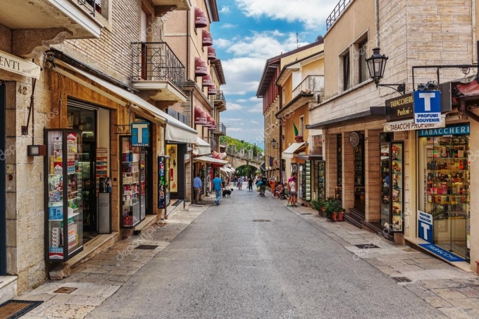 Đường ở San Marino chủ yếu là đường một chiều. Ảnh: Internet