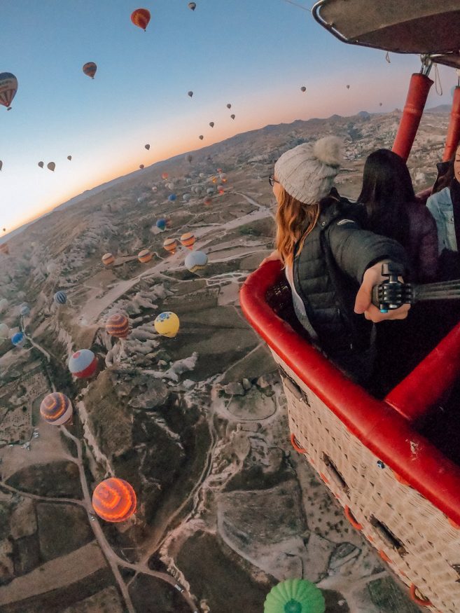 Khinh khí cầu ở Cappadocia chỉ được phép bay vào bình minh. Nguồn: Internet