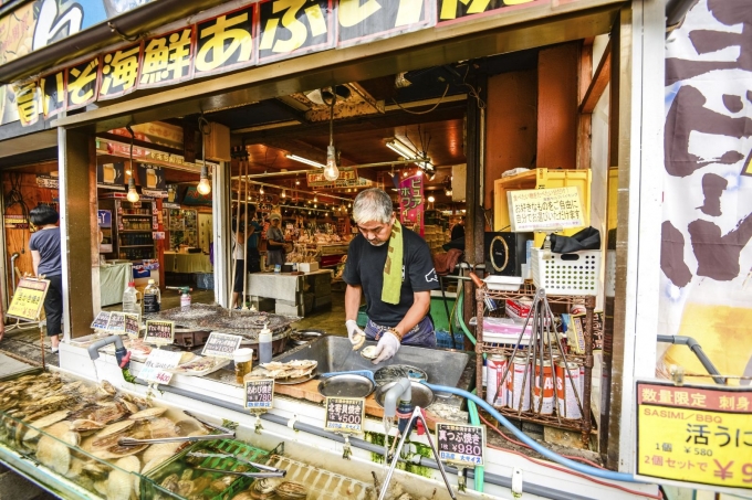 Những cửa hàng sushi tại Otaru