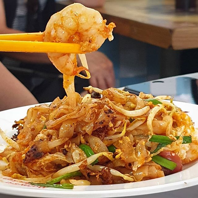 Món hủ tiếu xào tôm tại Penang. Ảnh:@jeff_tj