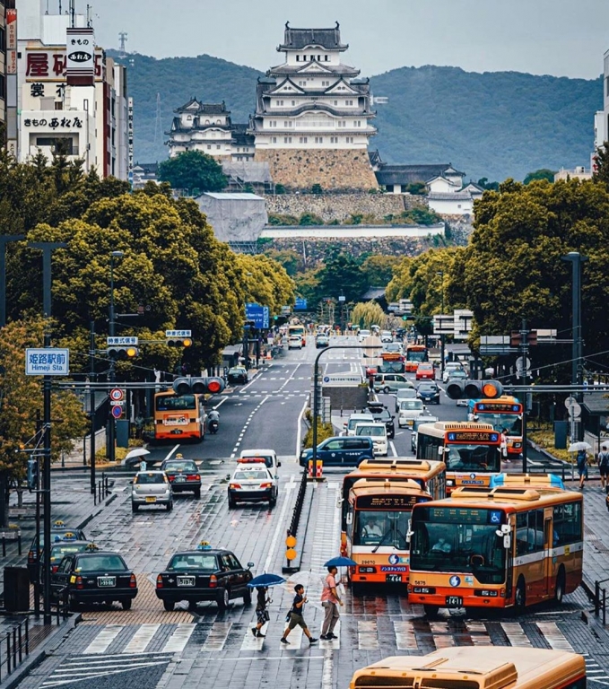 Vào năm 1993, lâu đài Himeji đã được UNESCO công nhận là di sản thế giới (Ảnh: @come_to_japan)