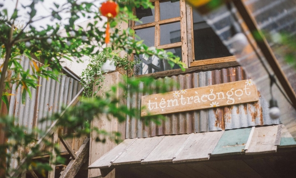 Có một tiệm trà cỏ ngọt xinh xắn giữa lòng Cần Thơ