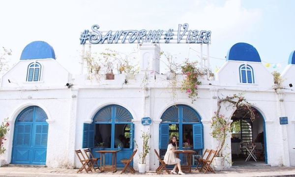 Check in Santorini Vibes - Tiểu Hy Lạp thu nhỏ giữa lòng Hà Nội