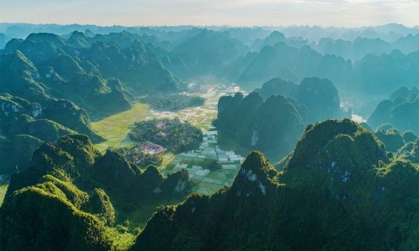 “Xỉu up xỉu down” với khung cảnh đồi núi tuyệt đẹp ở xã Yên Thịnh