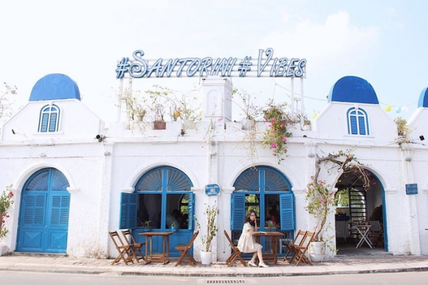 Check in Santorini Vibes - Tiểu Hy Lạp thu nhỏ giữa lòng Hà Nội