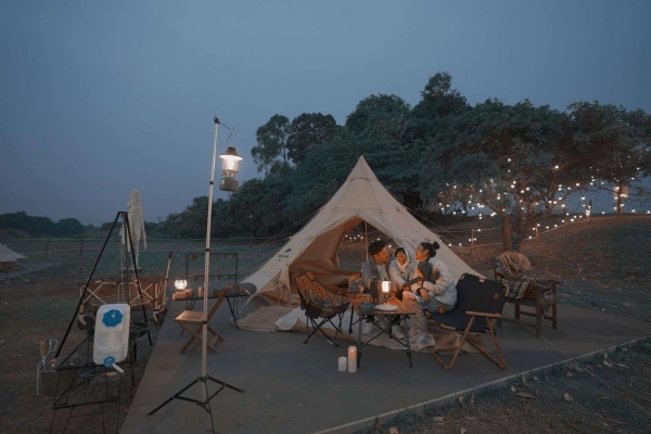 “Đu trend” cafe camping hot nhất Hà Nội, giới trẻ cực kỳ thích